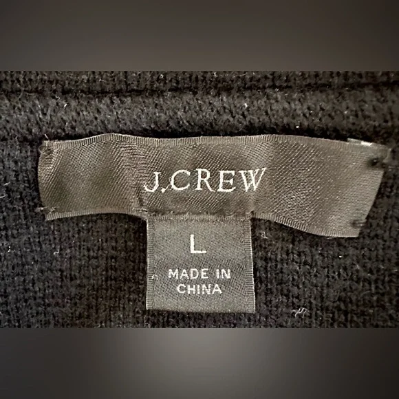 J. Crew Sophie Open-Front Sweater- Blazer in Black - Picture 6 of 7